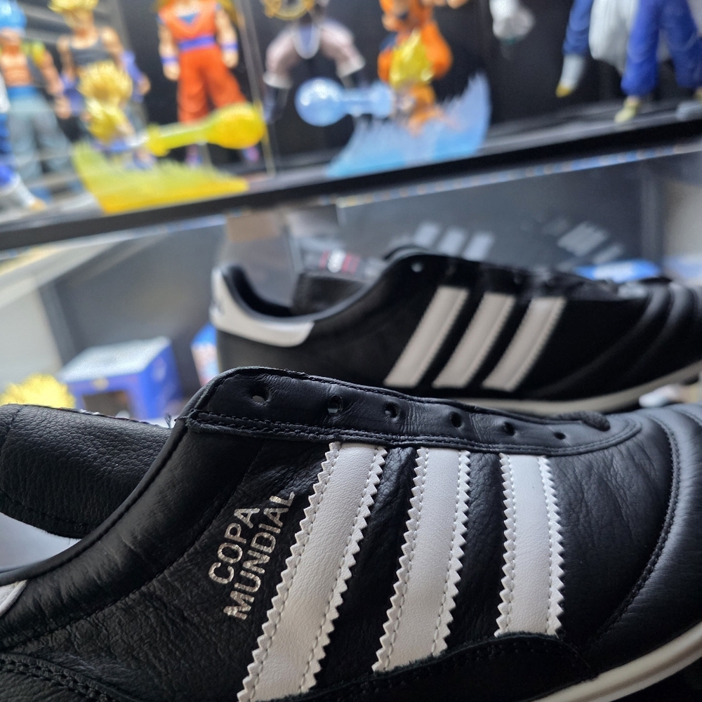 Adidas Copa Mundial Soccer Cleats Black Leather Germany 015110 Men US Size 11.5 - Picture 4 of 12